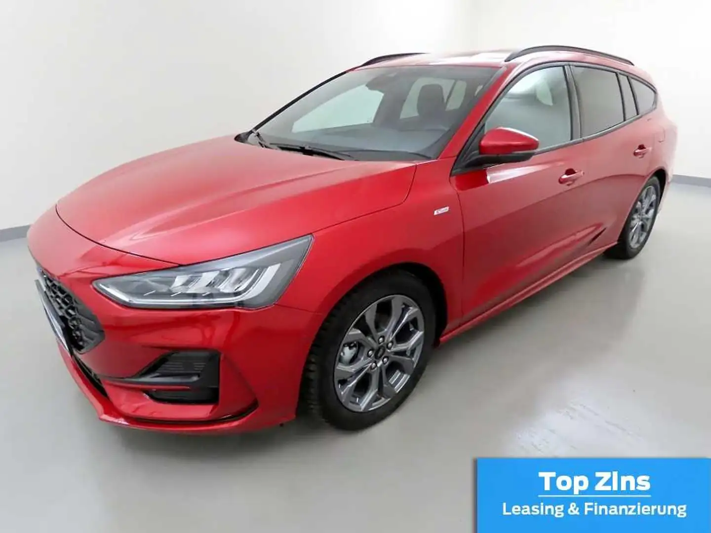 Ford Focus Turnier 1.0 M-Hybrid Aut. ST-Line AHK+iACC Rot - 2