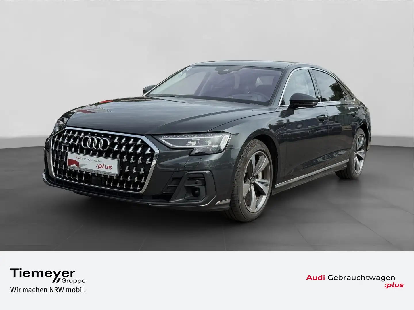Audi A8 Lang 60 TFSIe Q UPE163 RAUTENSTEPPUNG TV PANO Grau - 1