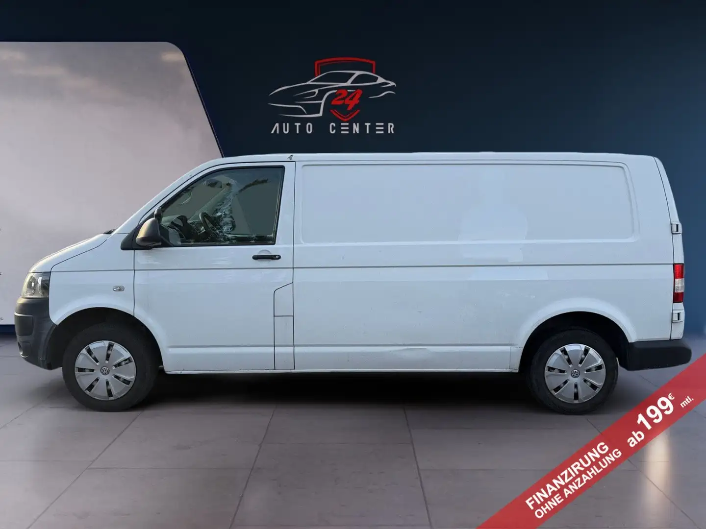 Volkswagen T5 Transporter /Kasten/Lang/TÜV Weiß - 2