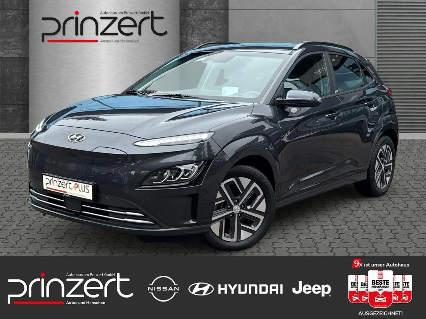 Hyundai KONA 64kwh "Prime" PGD, Sitz-Paket, SOH 96% Gris - 1