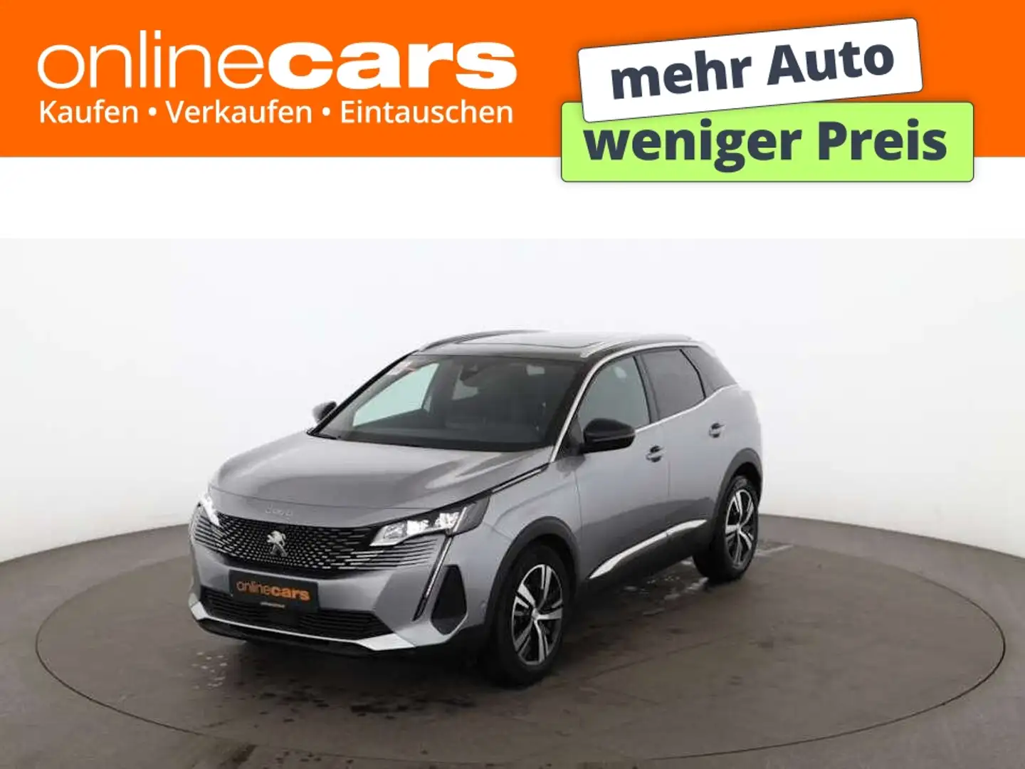 Peugeot 3008 BlueHDI 130 GT LED SKY RADAR NAVI LEDER Grau - 1
