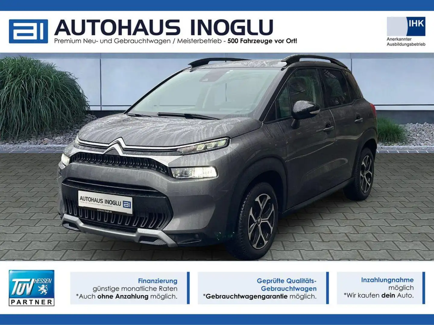 Citroen C3 Aircross 1.2 PureTech 110 S/S Plus Navi+DAB+P Grau - 1