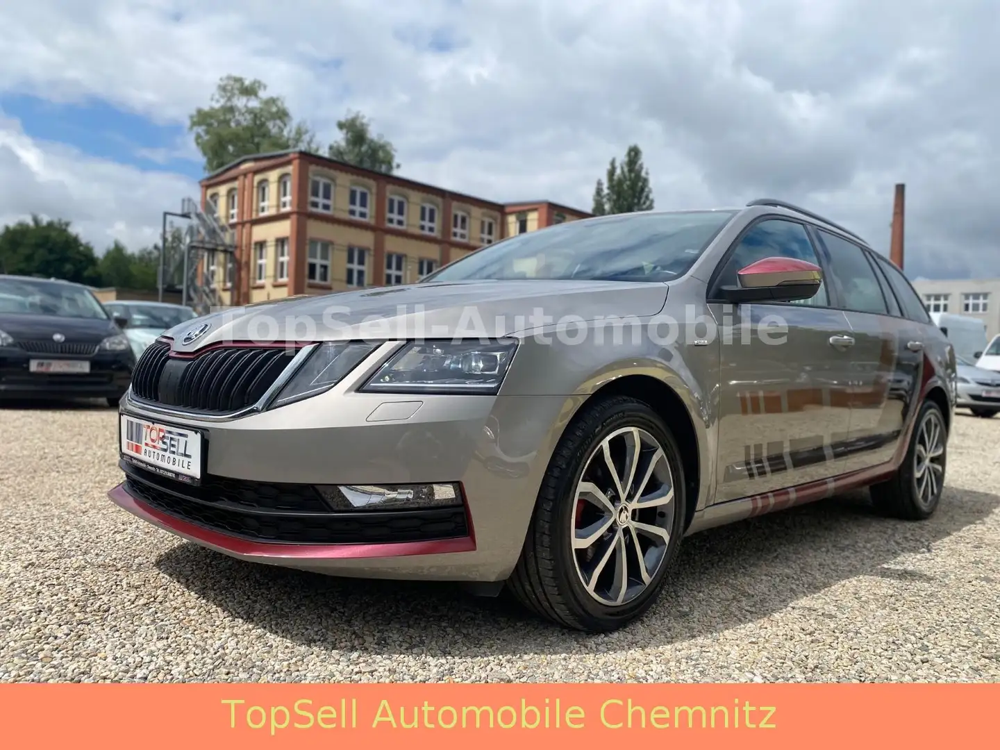 Skoda Octavia 1.4 TSI Drive Combi ACC 1.Hand LED AHK Beżowy - 1