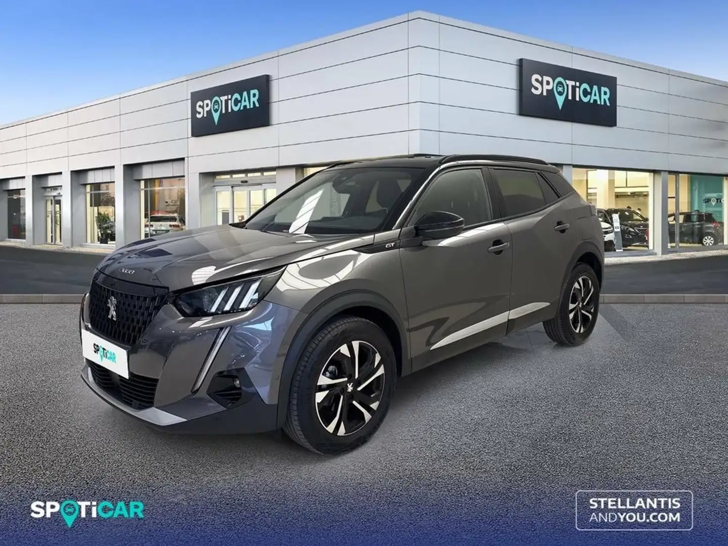 Peugeot 2008 1.2 PureTech S&S GT 130 Gris - 1