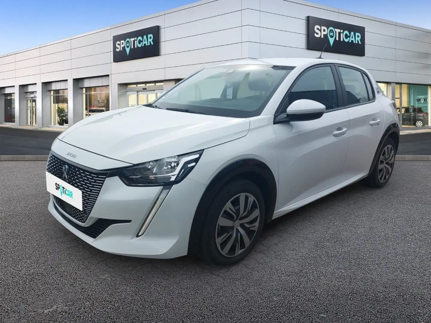 Peugeot e-208 Active 136 Finanzierung ab 1,99 % eff Zins Weiß - 1