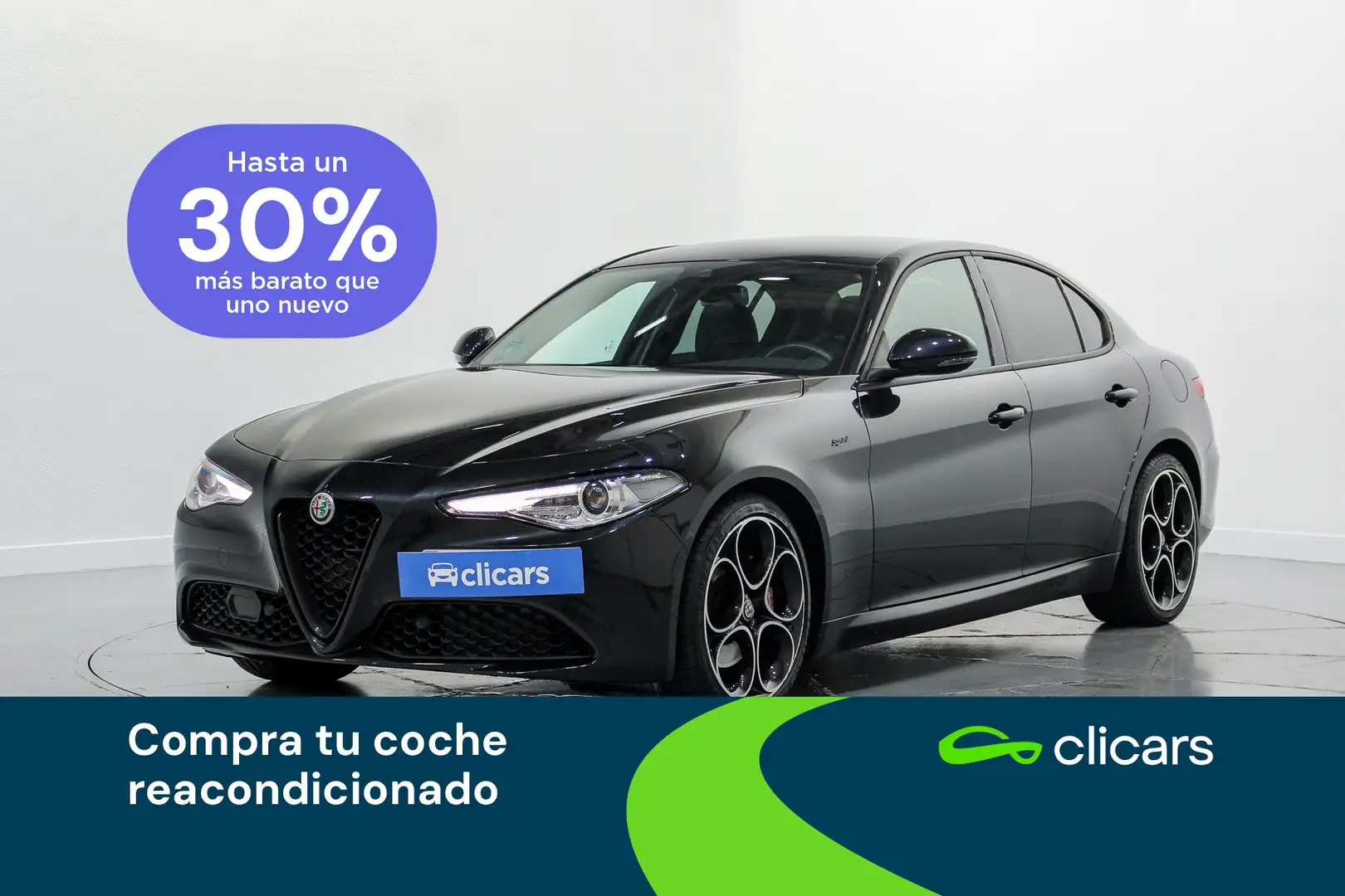 Alfa Romeo Giulia 2.2 Diesel Sprint Aut. 190 Negro - 1