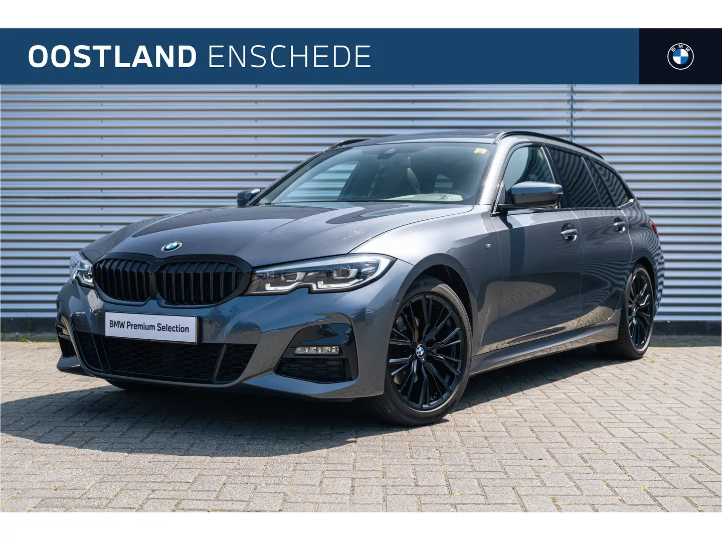 BMW 320 3 Serie Touring 320i High Executive M Sport Automa Grijs - 1