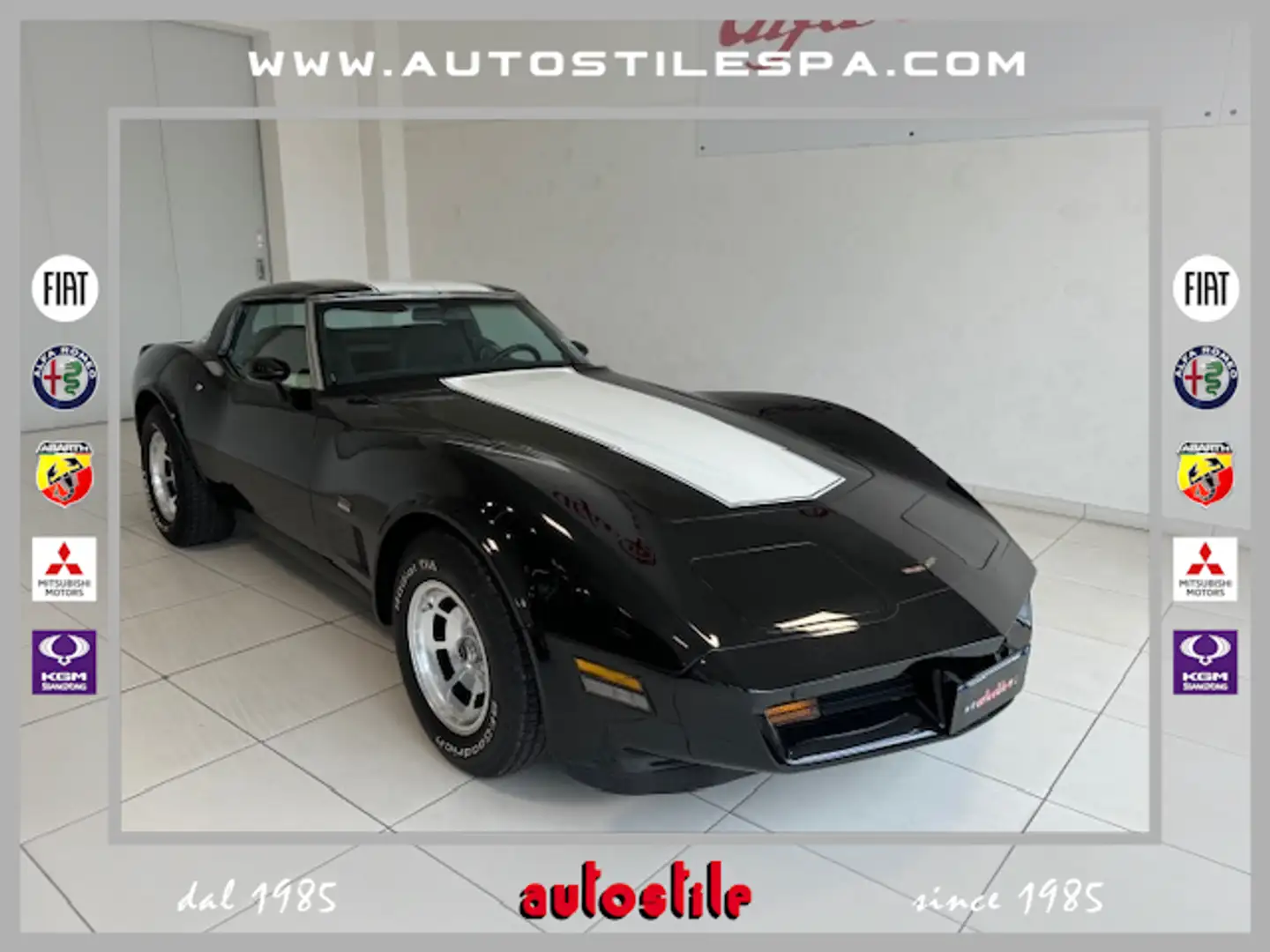 Corvette C3 Corvette 6.3 C3 Stingray Z87 350 CV 2Stroke EdelB Negro - 1