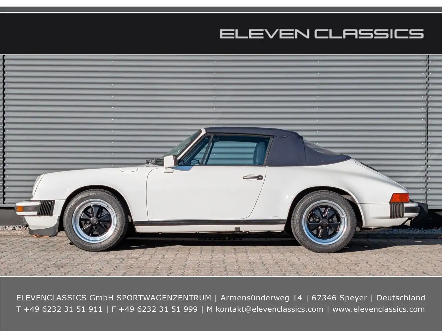 Porsche 911 Carrera Cabriolet Wit - 1