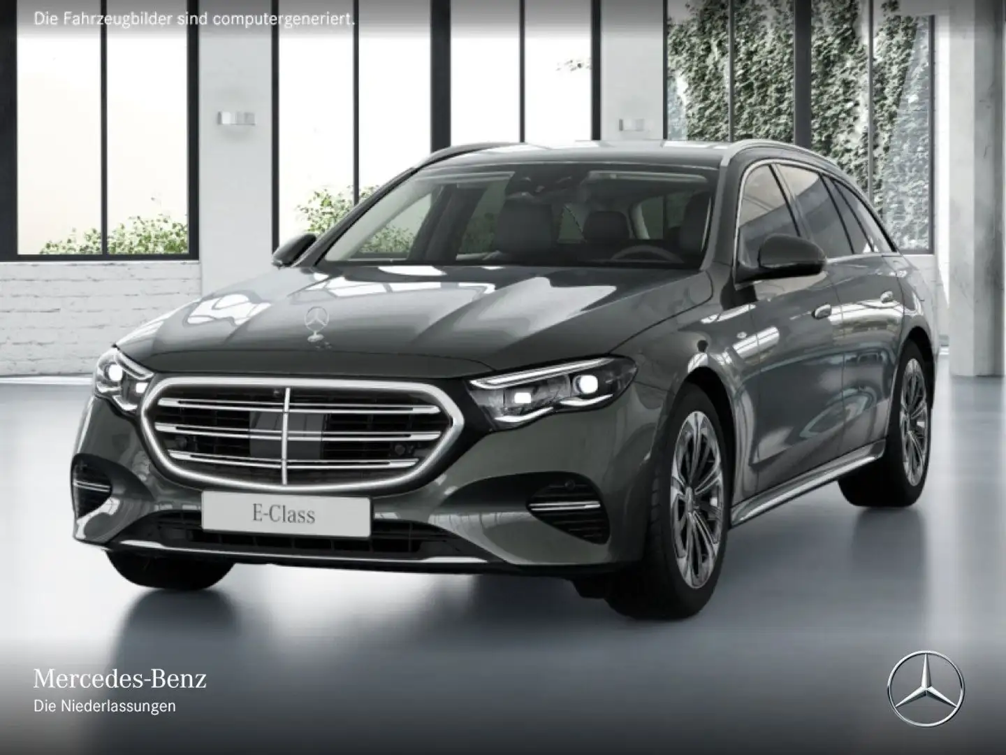 Mercedes-Benz E 300 de T Hybrid Exclusive Fahrass 360° Burmester Grau - 2