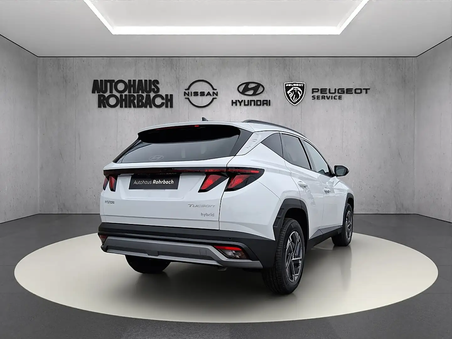 Hyundai TUCSON Tucson 1,6 T-GDI HEV 4WD Jubilé Aut. Weiß - 2