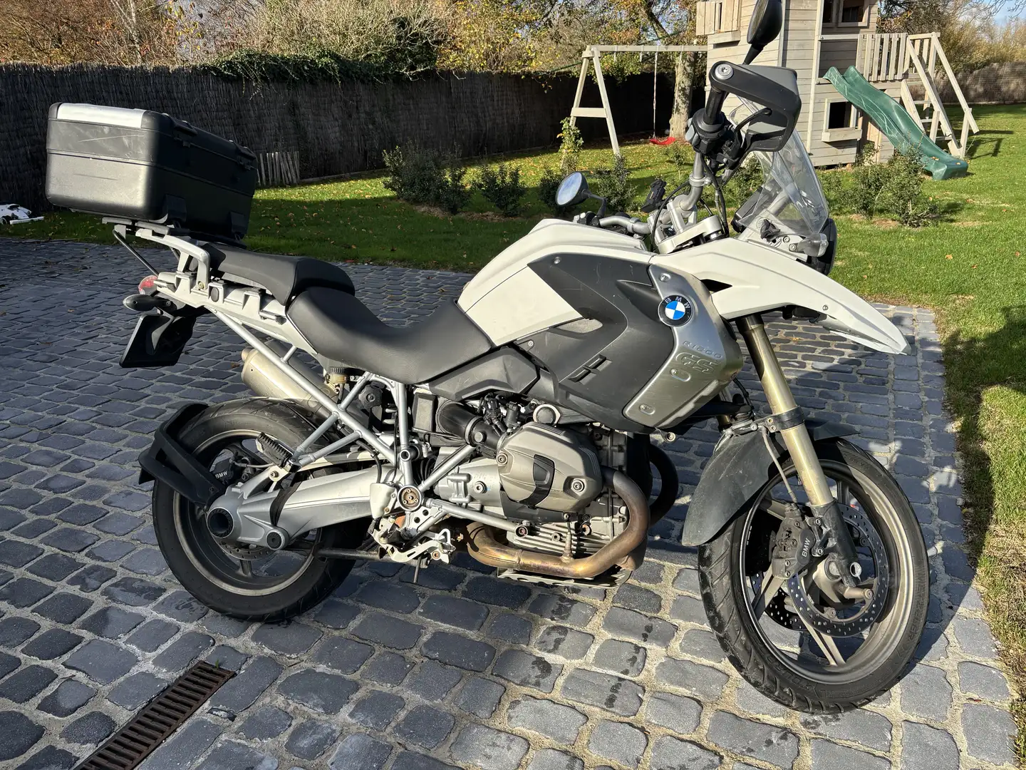 BMW R 1200 GS blanche - 1