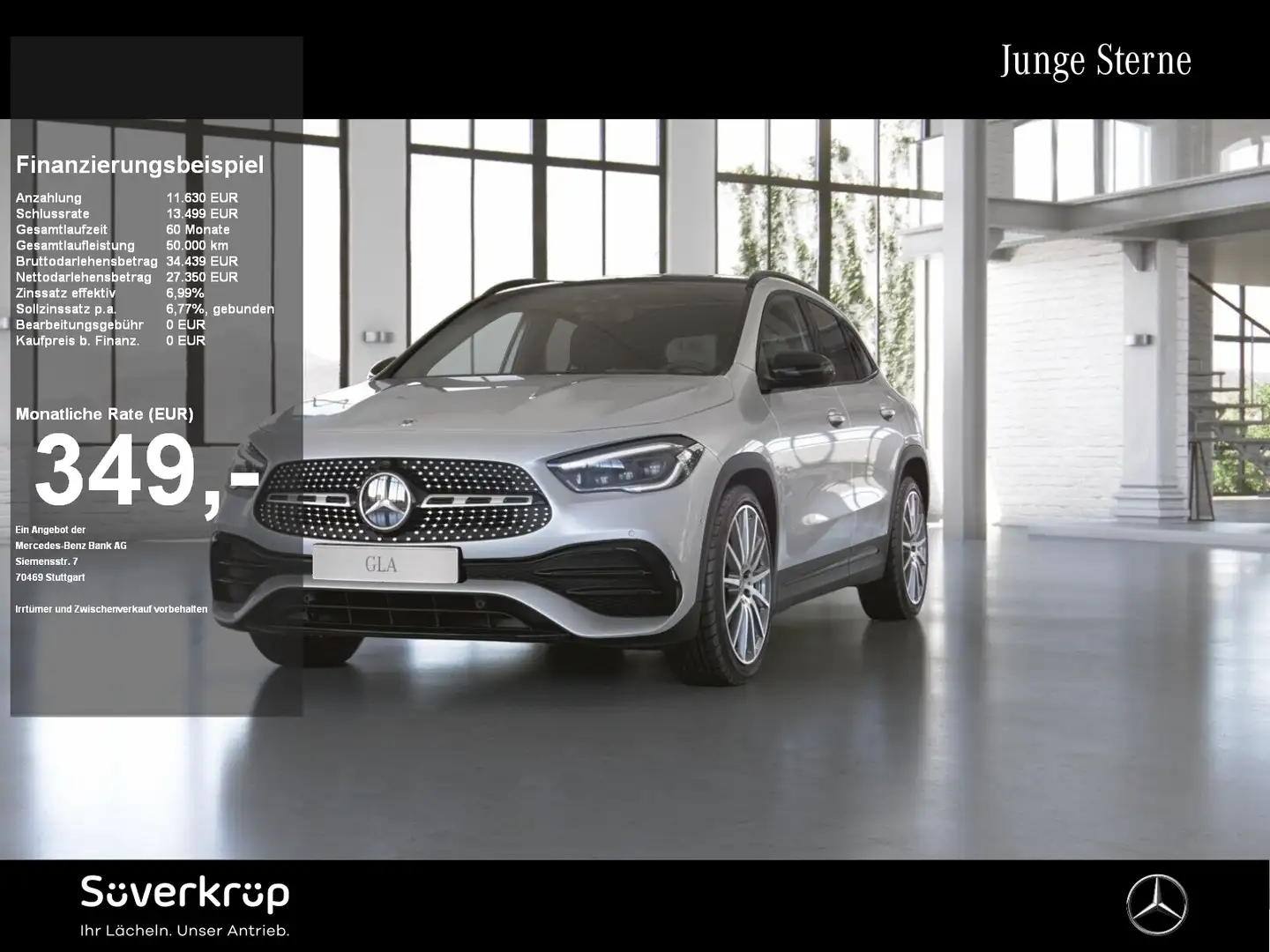 Mercedes-Benz GLA 200 d BURM AMG NIGHT DISTR PANO SPUR KAMERA Blanc - 1