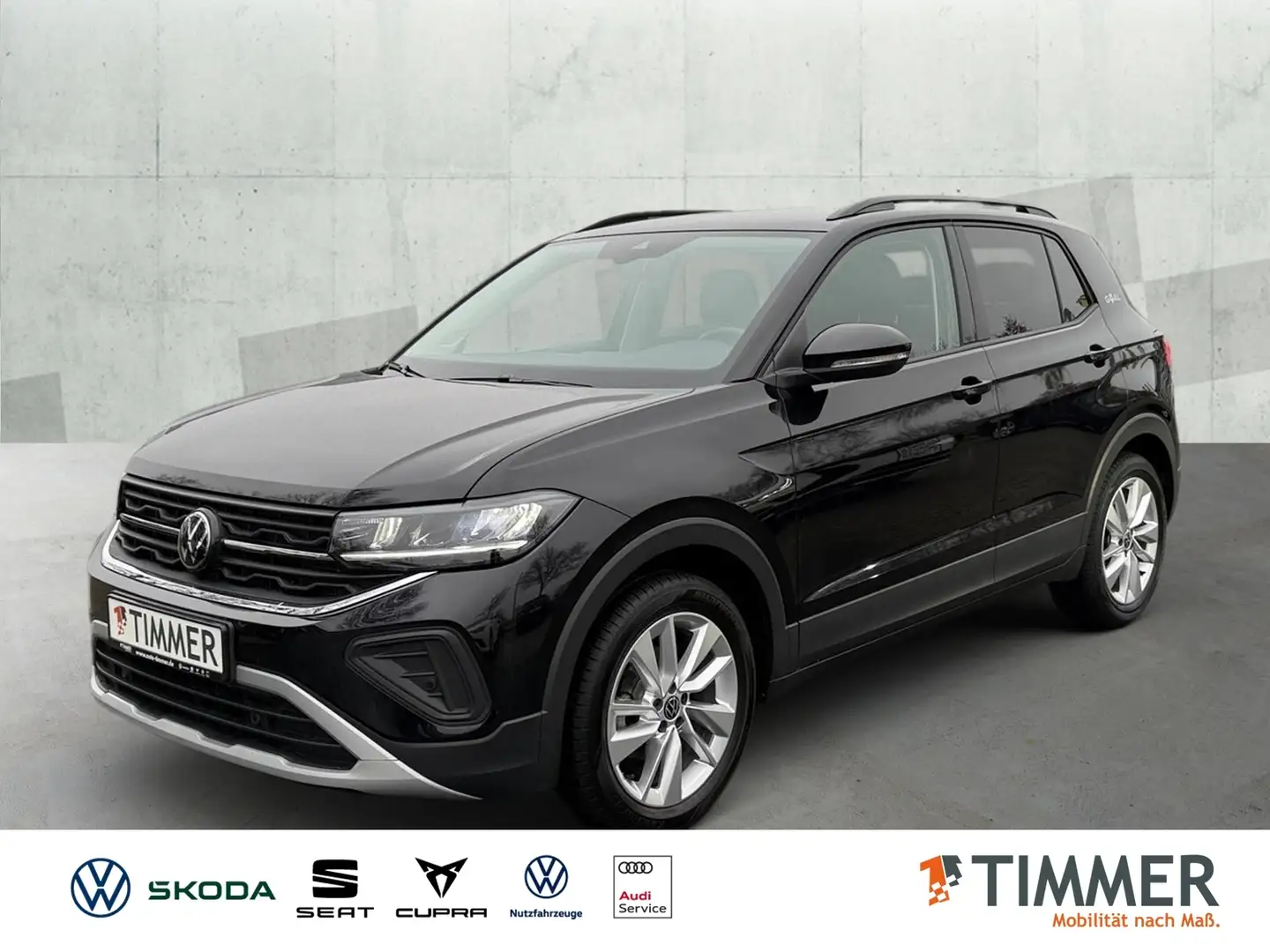 Volkswagen T-Cross 1.0 TSI GOAL +LED +ACC +APP +SHZ +LM +NAVI +CLIMA Noir - 1