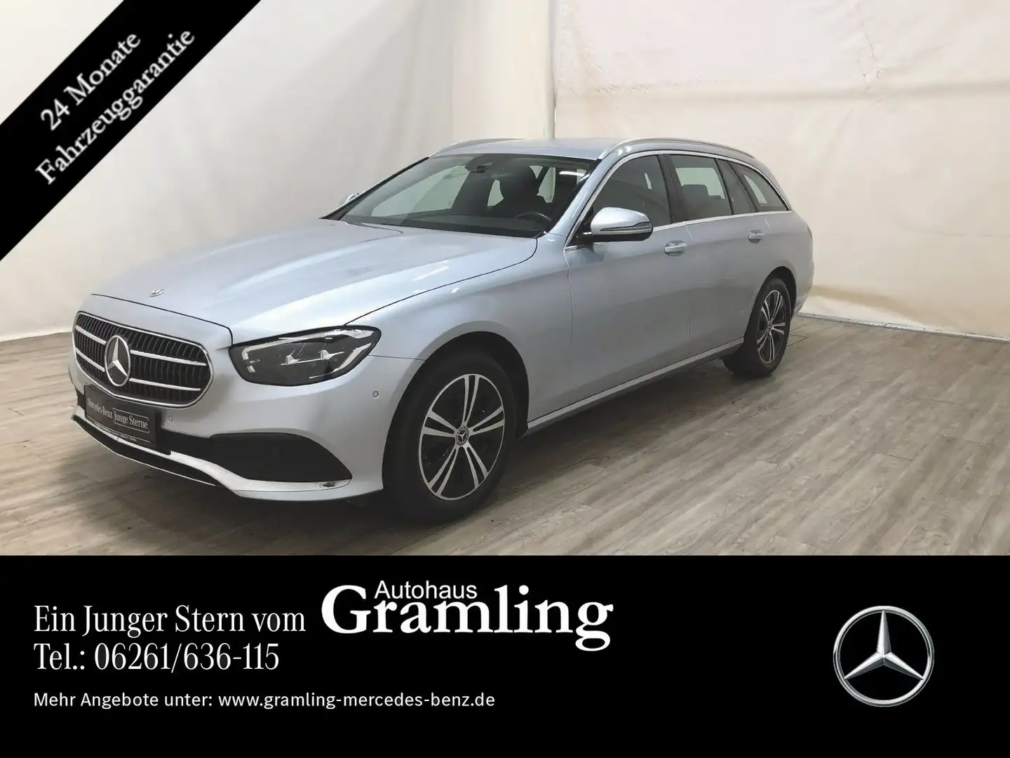 Mercedes-Benz E 220 dT AVANTGARDE MBUX*Navi*AHK*Kamera*LED*Spur Plateado - 1