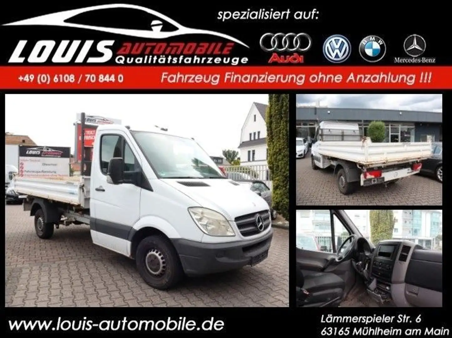 Mercedes-Benz Sprinter II Pritsche 311 CDI Meiller Kipper bijela - 1