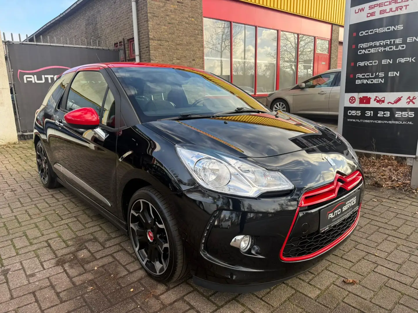 Citroen DS3 1.6 THP Sport Red Edition 1e EIGENAAR|LMV|Airco|Na Schwarz - 1