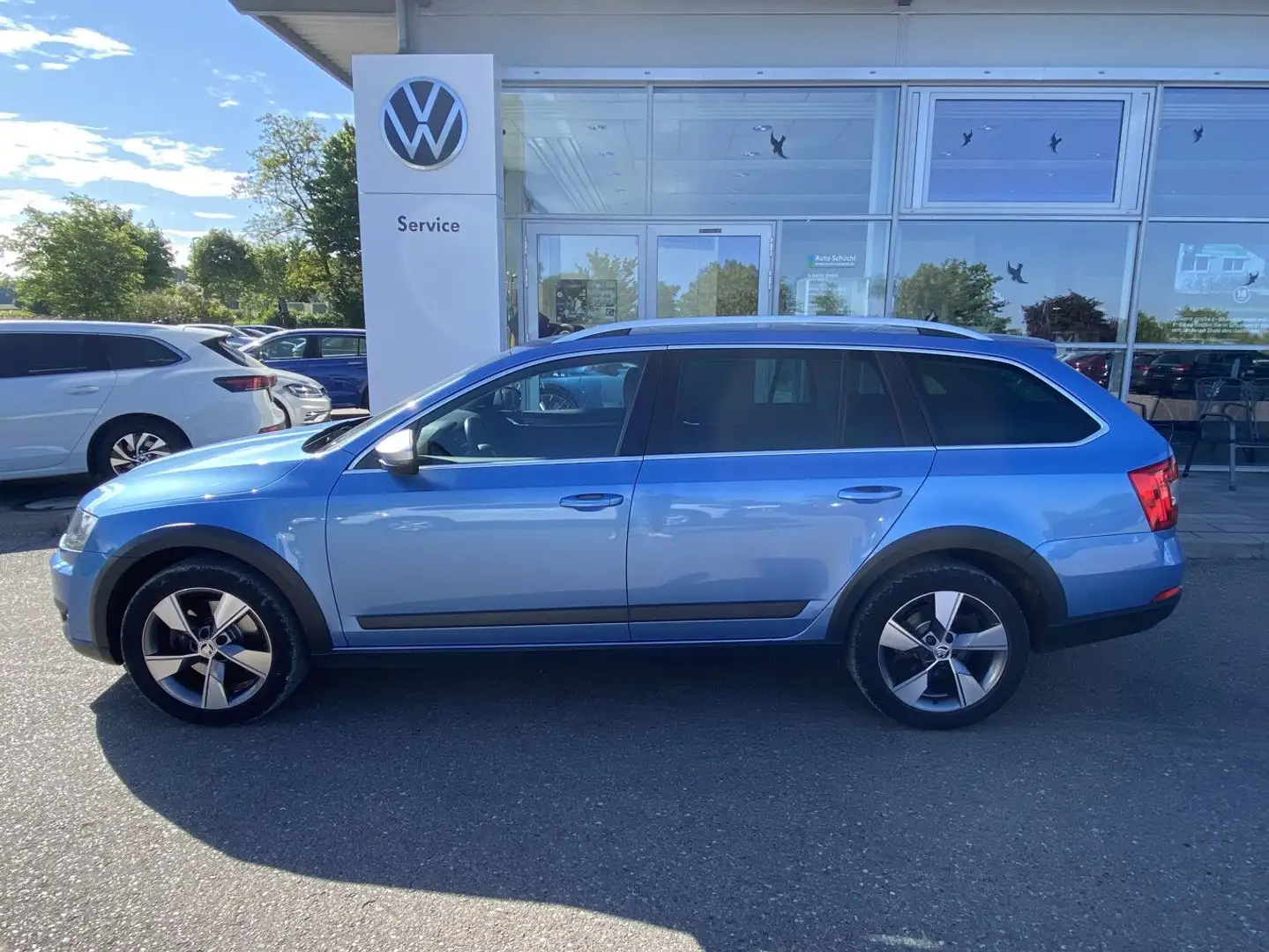 Skoda Octavia Combi Scout 2.0 TDI DSG 4x4 EURO6+CANTON Blau - 2