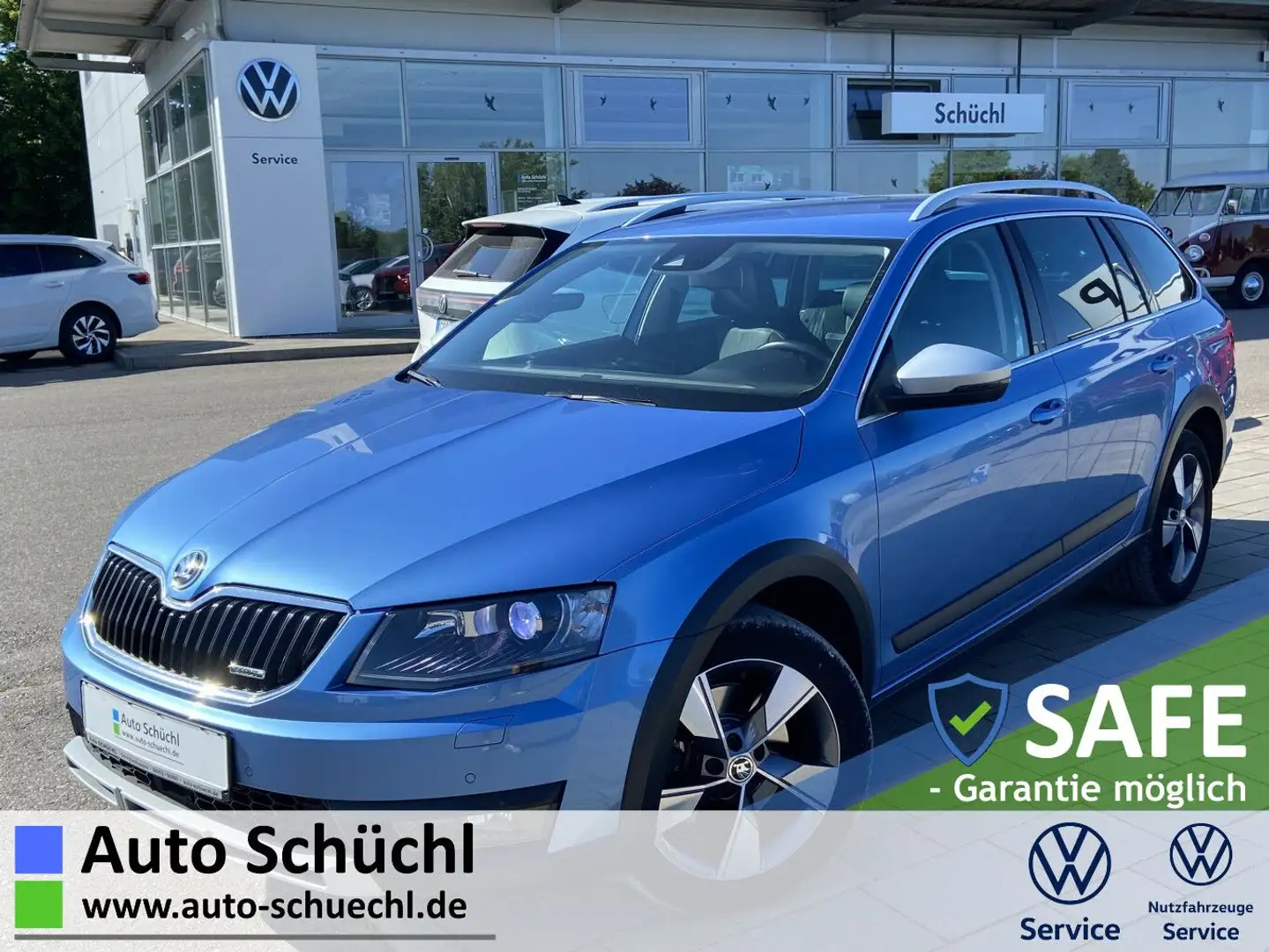 Skoda Octavia Combi Scout 2.0 TDI DSG 4x4 EURO6+CANTON Blau - 1
