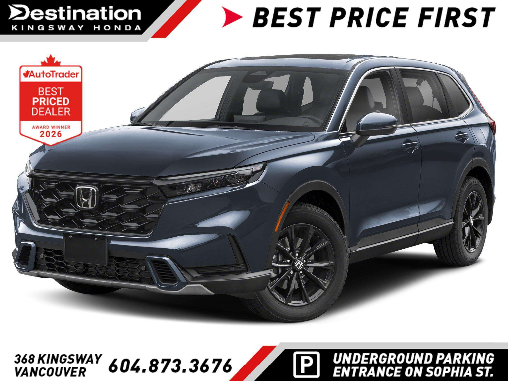 Gray (Meteoroid Grey Metallic) 2024 Honda CR-V Hybrid SUV / Crossover Automatic