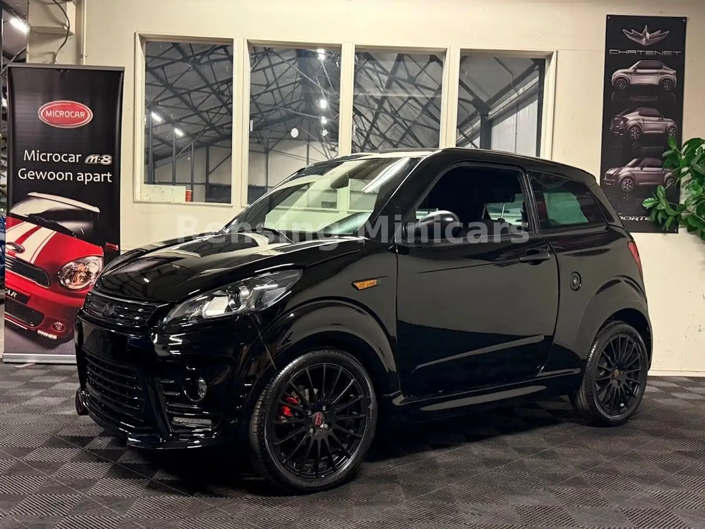 Ligier JS 50 JS50L Ultimate BLACK ON Mopedauto Microcar 45KM Noir - 1