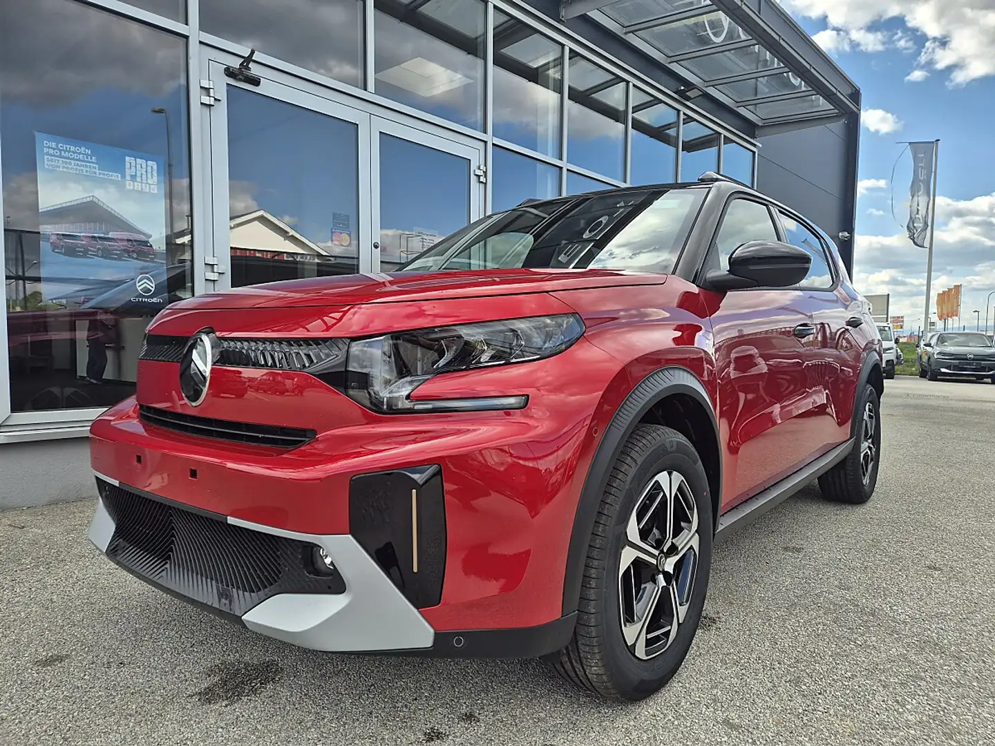 Citroen C3 Aircross Hybrid mHEV 145 Max ë-DSC6 *8 JAHRE GARANTIE* Rot - 1