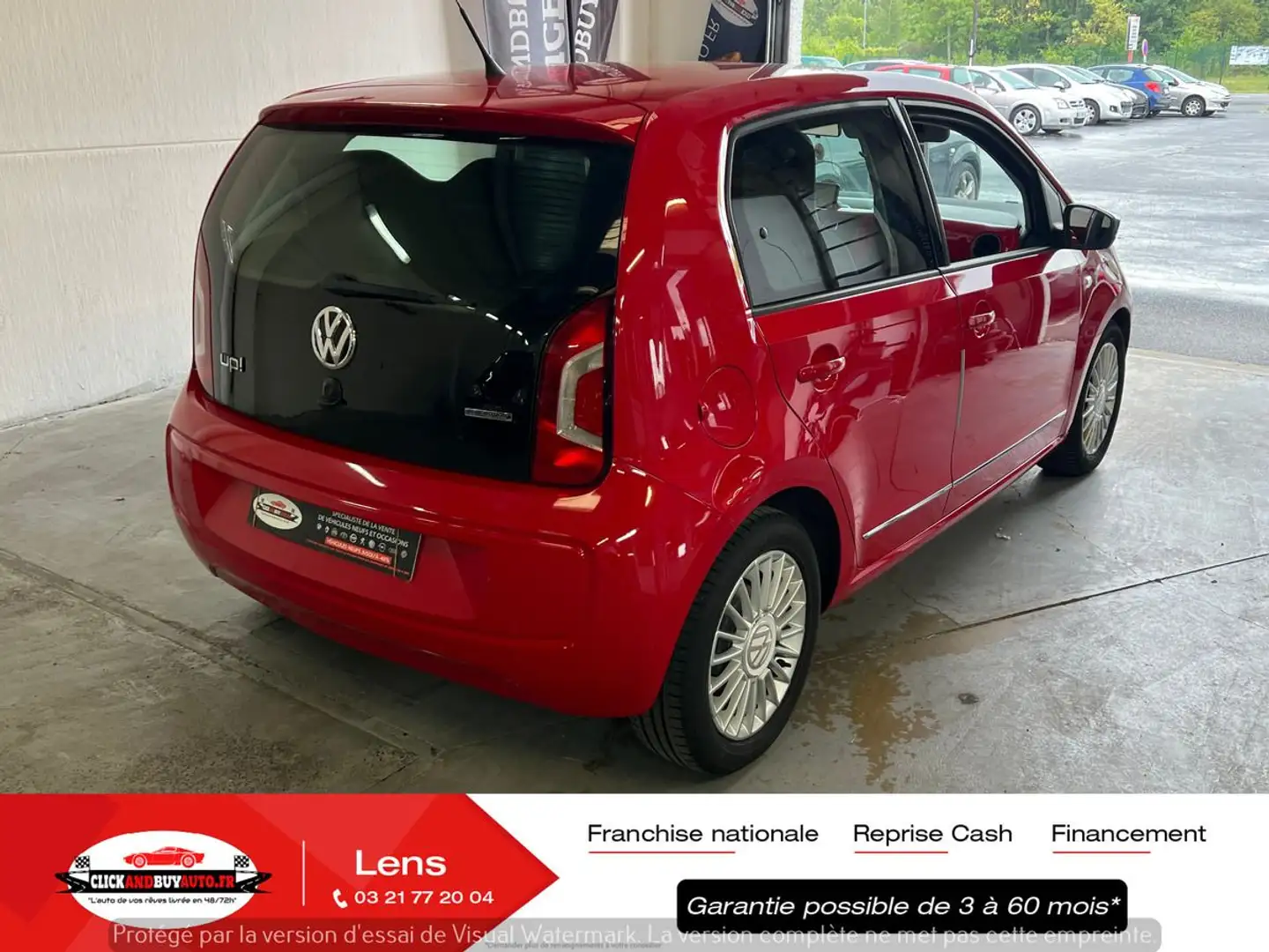 Volkswagen up! 1.0 MPI 75 CV HIGH UP! / CLIM / GPS / JANTES ALU Rouge - 2