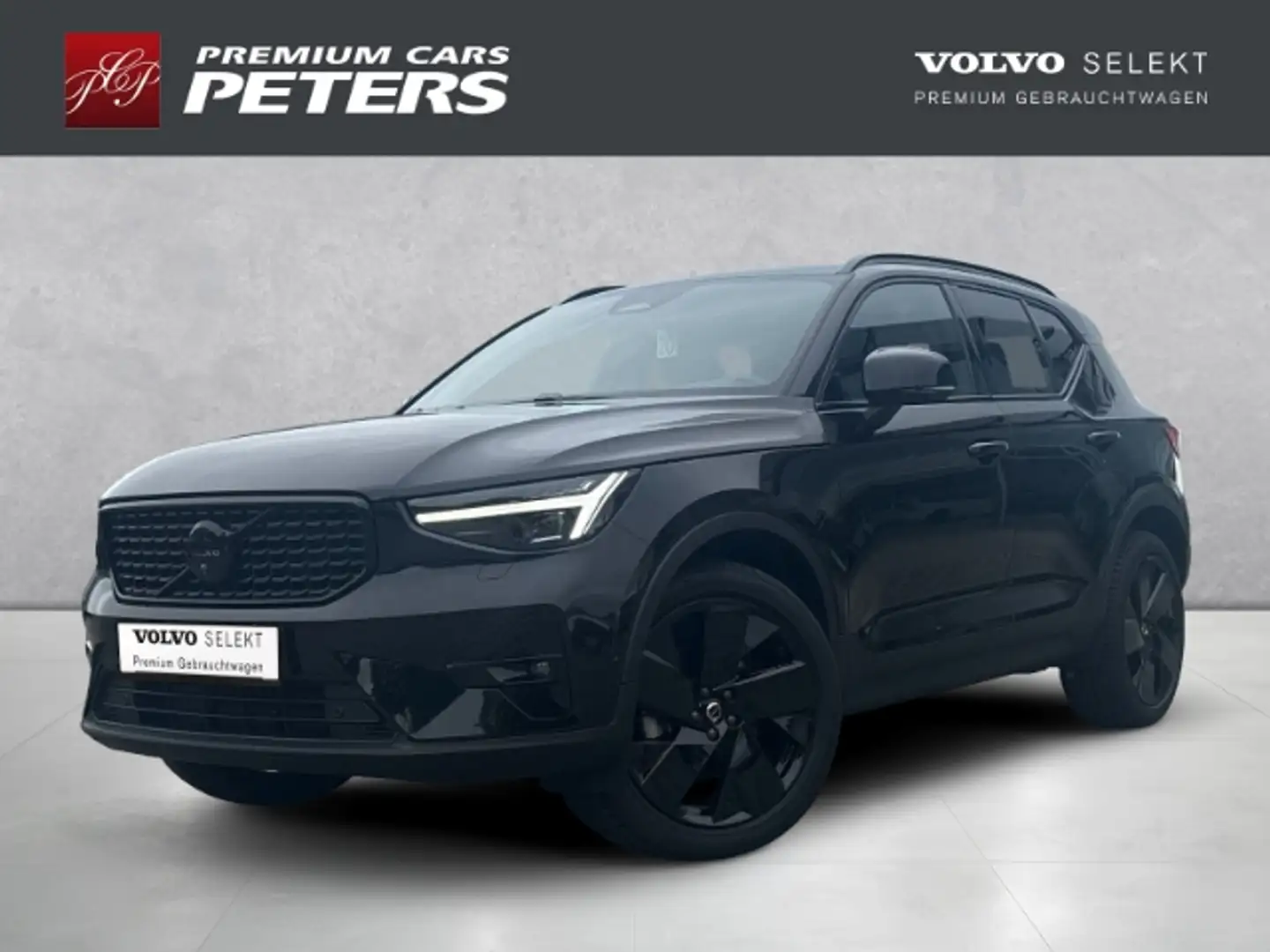 Volvo XC40 Plus BLACK EDITION B3 LED Thors DAB Harman 360 Kam Zwart - 1