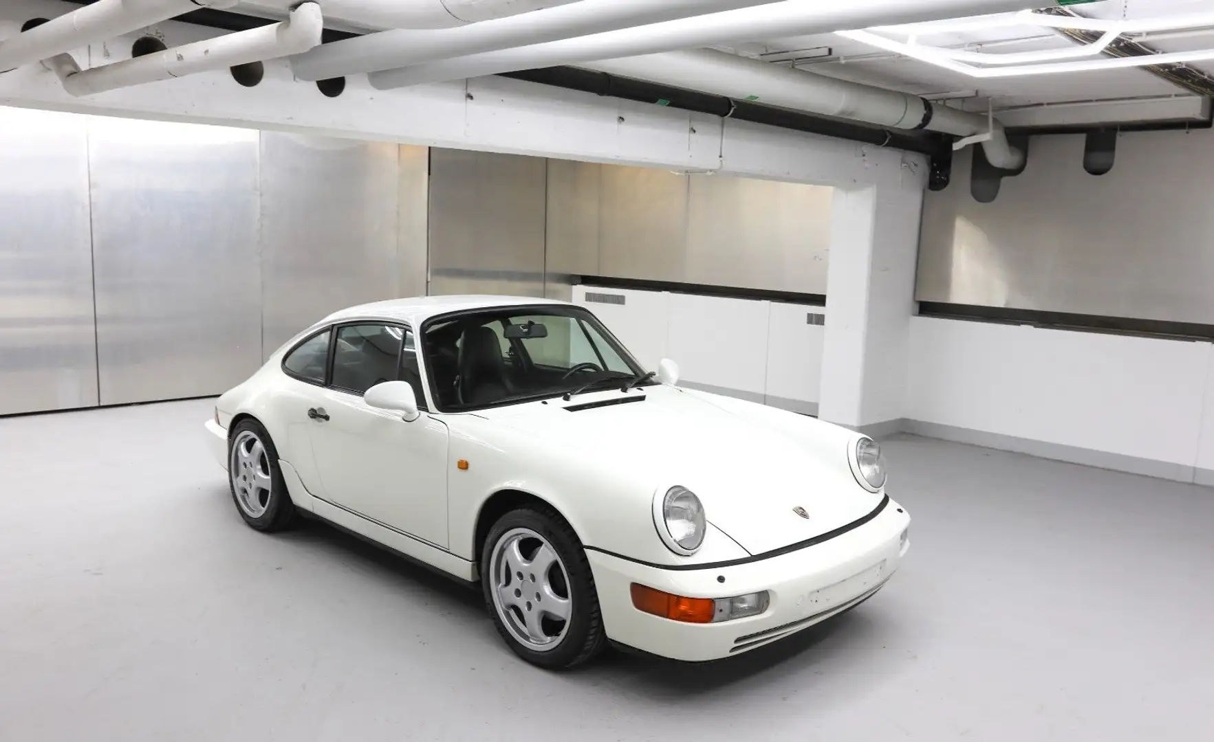 Porsche 964 Carrera 4 Vollleder Turbositze Weiß - 2