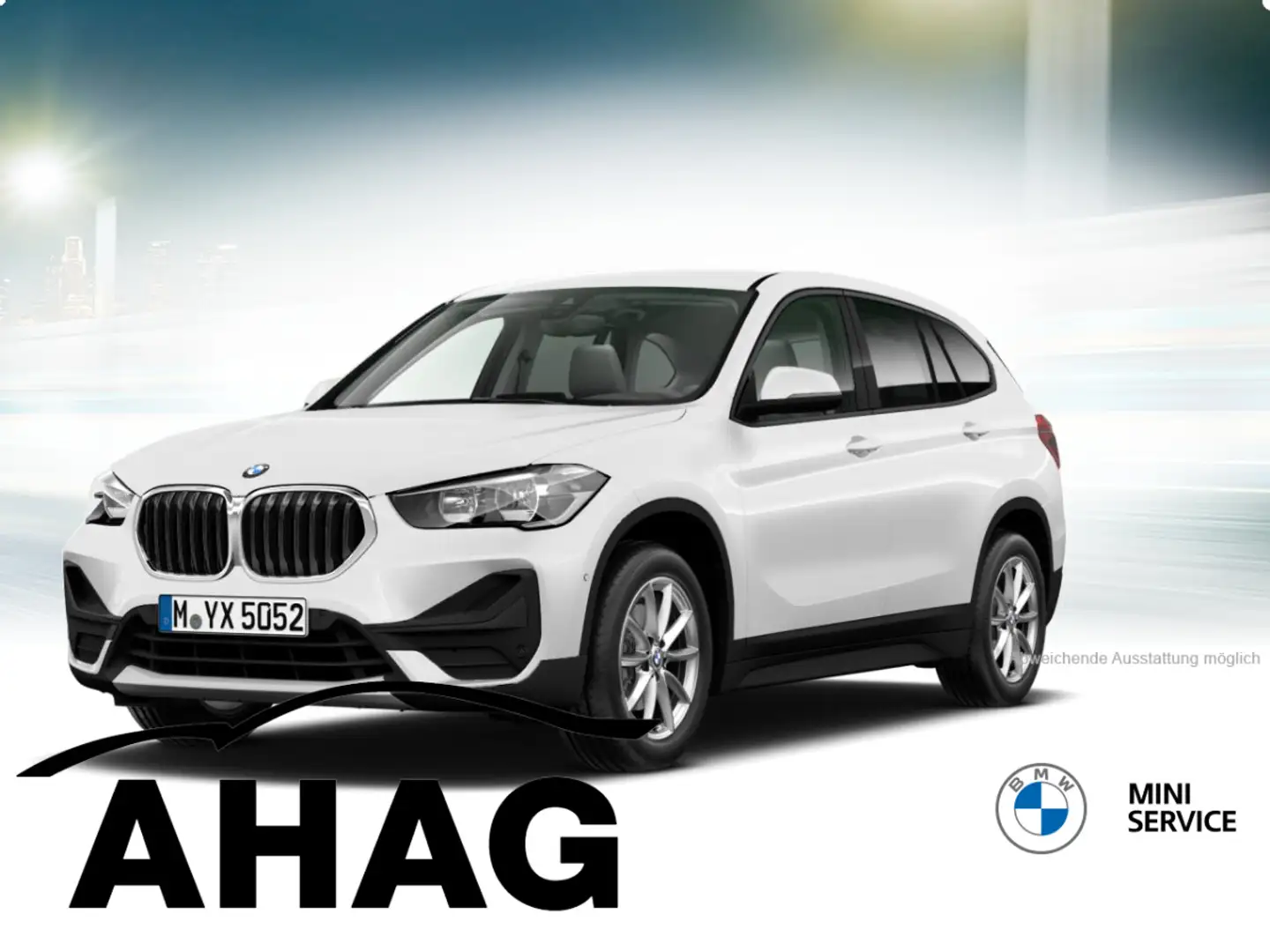 BMW X1 sDrive18d Advantage Aut. Klimaaut. Head-Up Weiß - 2