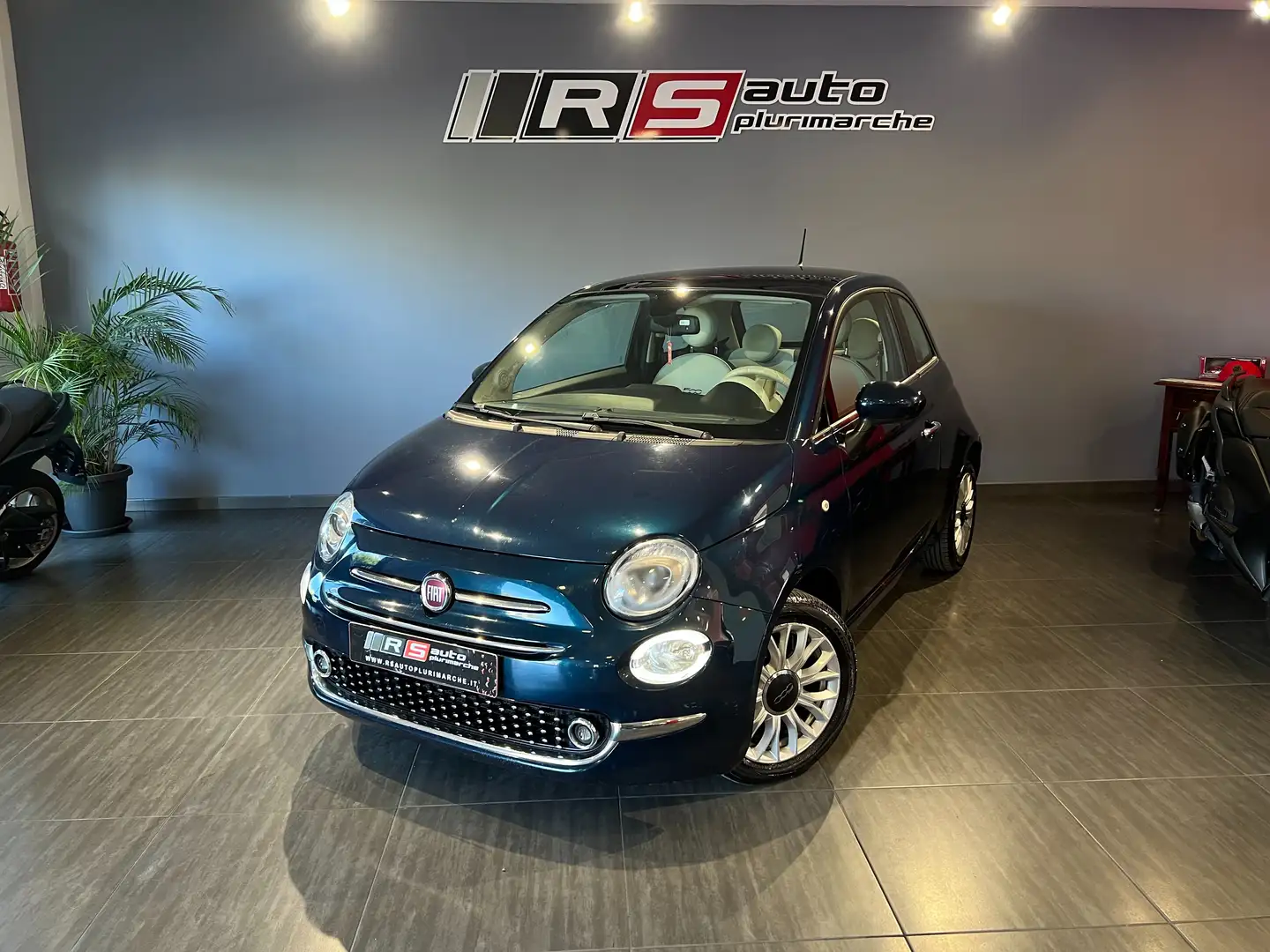 Fiat 500 500 1.2 Lounge 69cv dualogic my18 Blu/Azzurro - 1