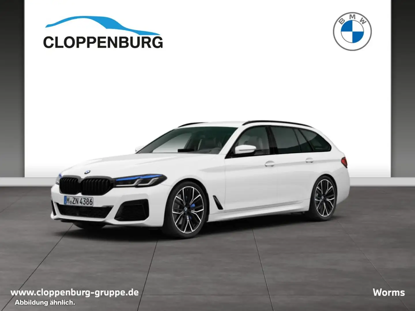 BMW 540 d xDrive Touring M Sportpaket Head-Up+StHz Wit - 1