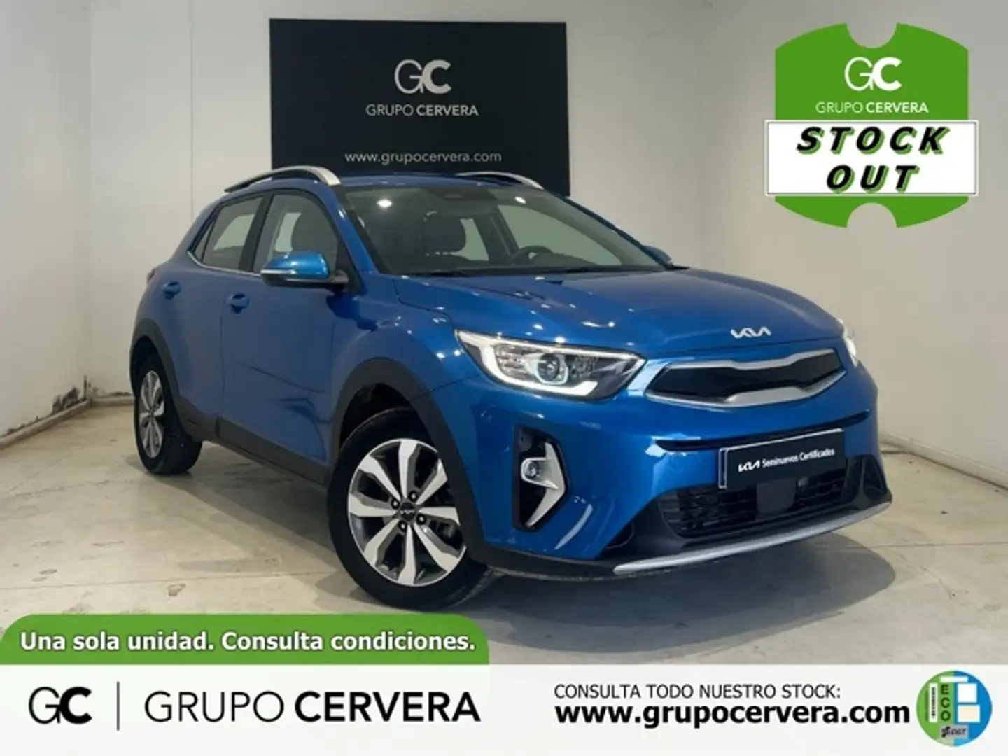 Kia Stonic 1.0 T-GDi MHEV Drive 100 Blau - 1