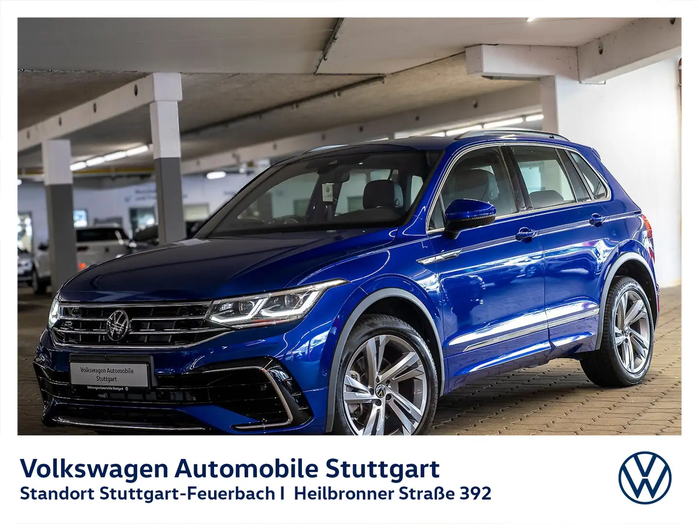 Volkswagen Tiguan R-Line 2.0 TSI DSG 4Motion Kamera AHK Nav Blau - 1