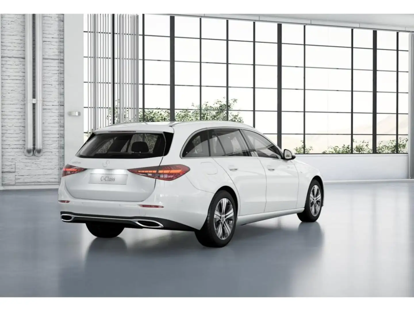 Mercedes-Benz C 300 de T Avantgarde/LED/Cam/Pano/Totw/Memo/17" Weiß - 2
