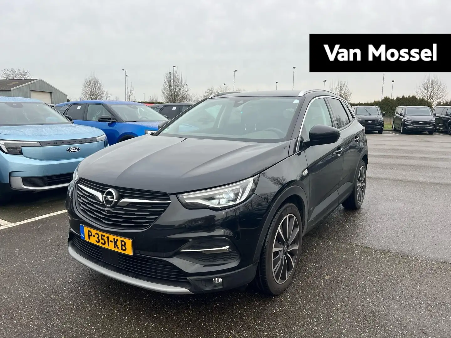 Opel Grandland X 1.6 Turbo Hybrid Ultimate | Leder + Memory | Adapt Zwart - 1