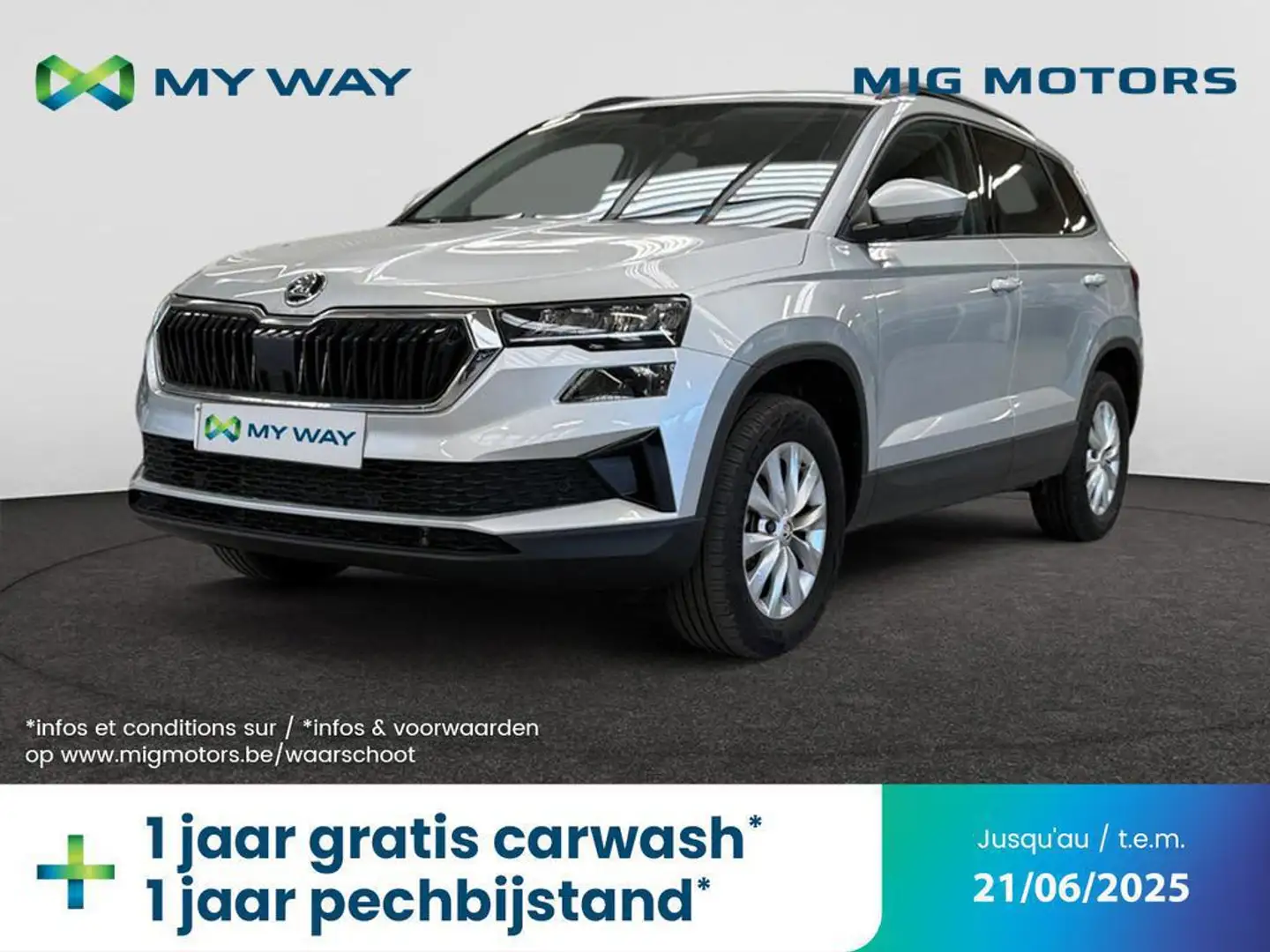 Skoda Karoq Karoq Clever 1.5 TSI 110kW (150pk) DSG7 Argent - 1