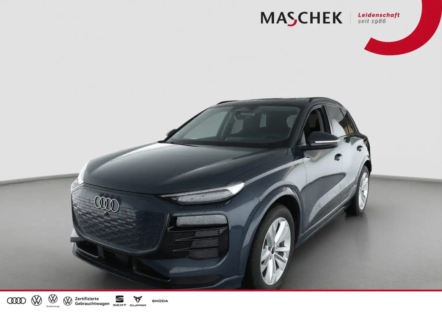 Audi Q6 e-tron e-tron 0.25% AHK Pano B&O HUD Matrix ACC 2xMMI Blau - 1