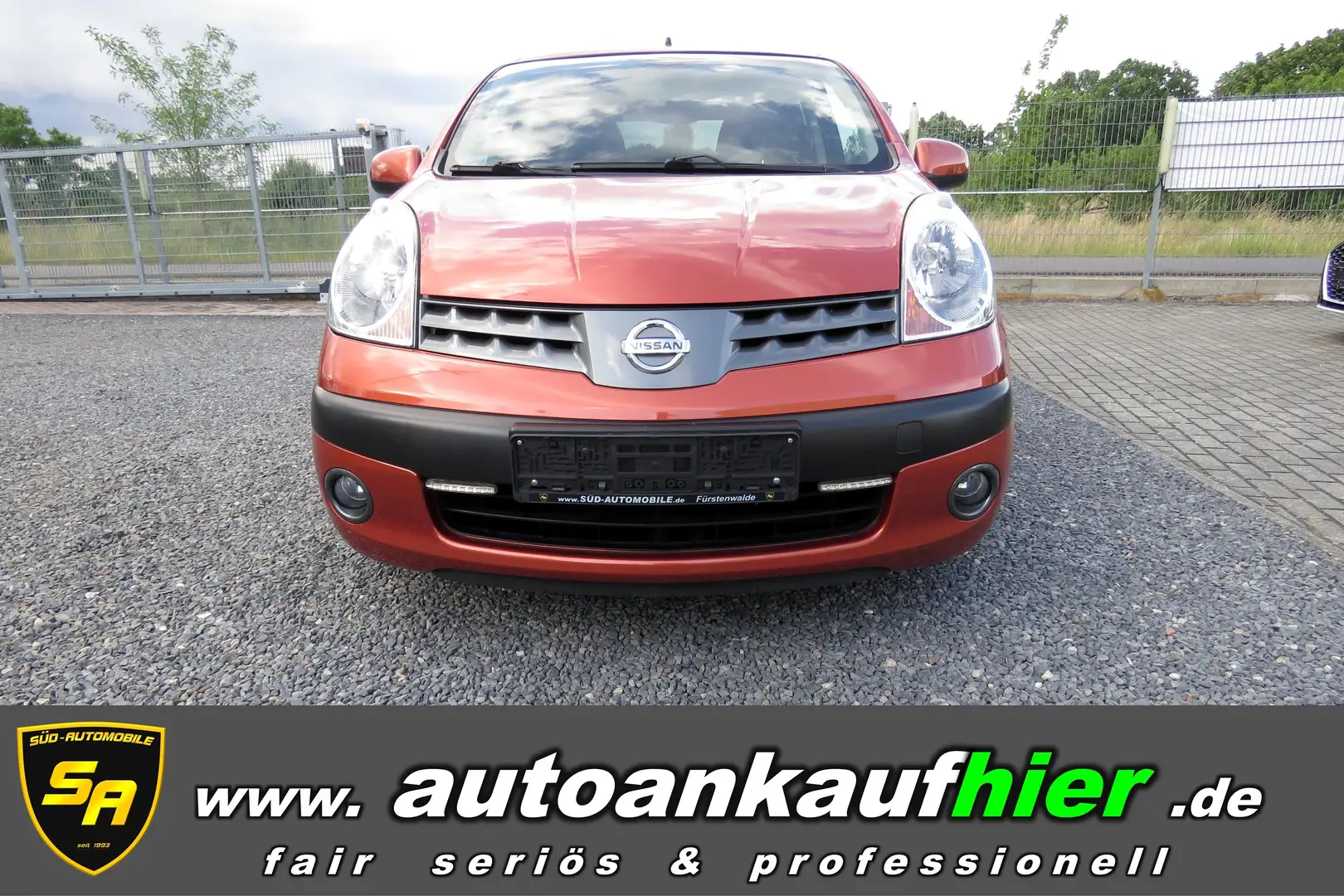 Nissan Note Acenta Klima TÜV neu! 1.Hand! erst 58Tkm! Oranžová - 2