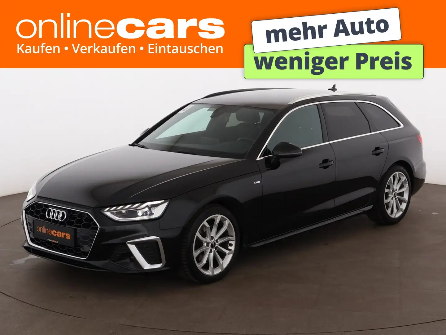 Audi A4 35 TDI Avant S-Line Aut LED LEDER NAVI SITZHZG Schwarz - 1
