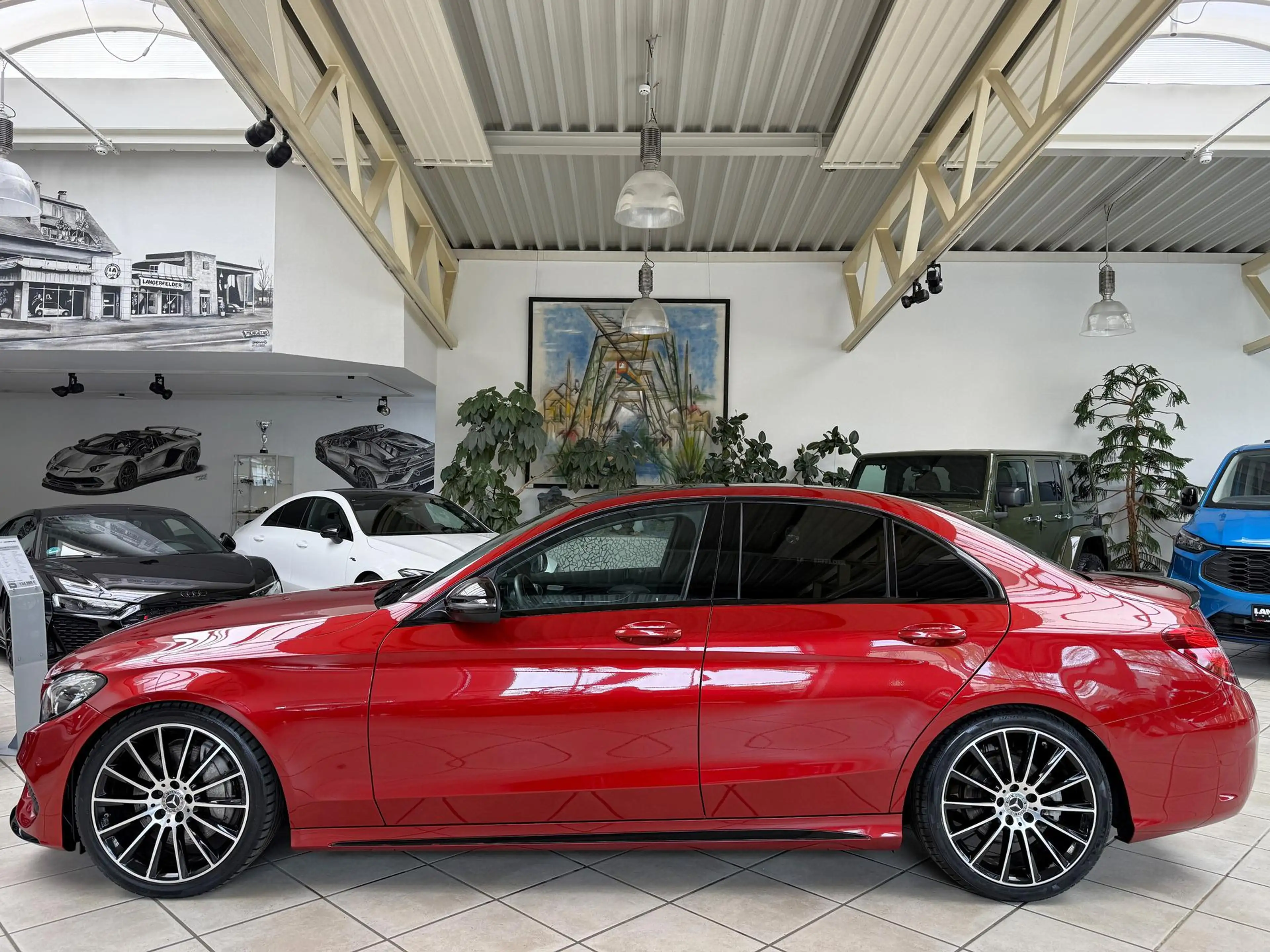 Mercedes-Benz C 250 C250 AMG Line*NAVI*Night*PANO*LEDER*BURM*LEDER* — photo 6