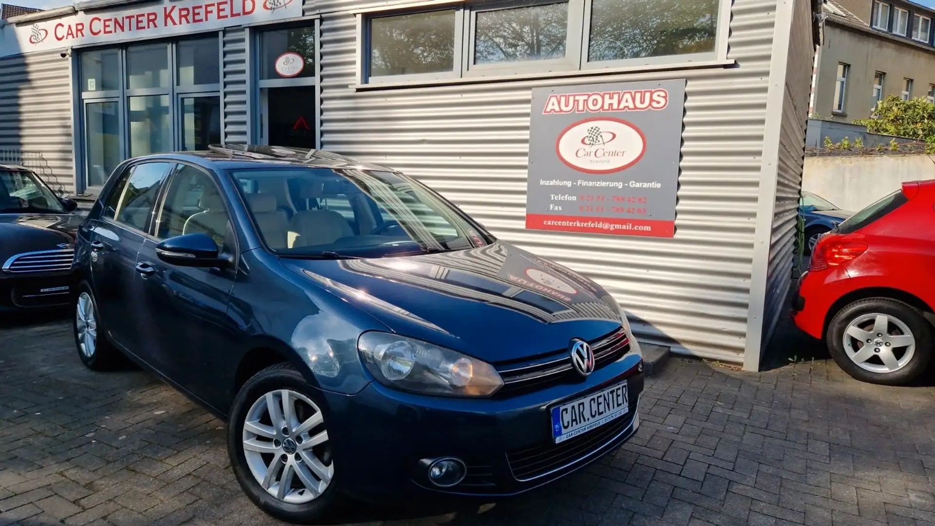 Volkswagen Golf VI 1.4 Highline SCHIEBEDACH+ALCANTARA Azul - 1