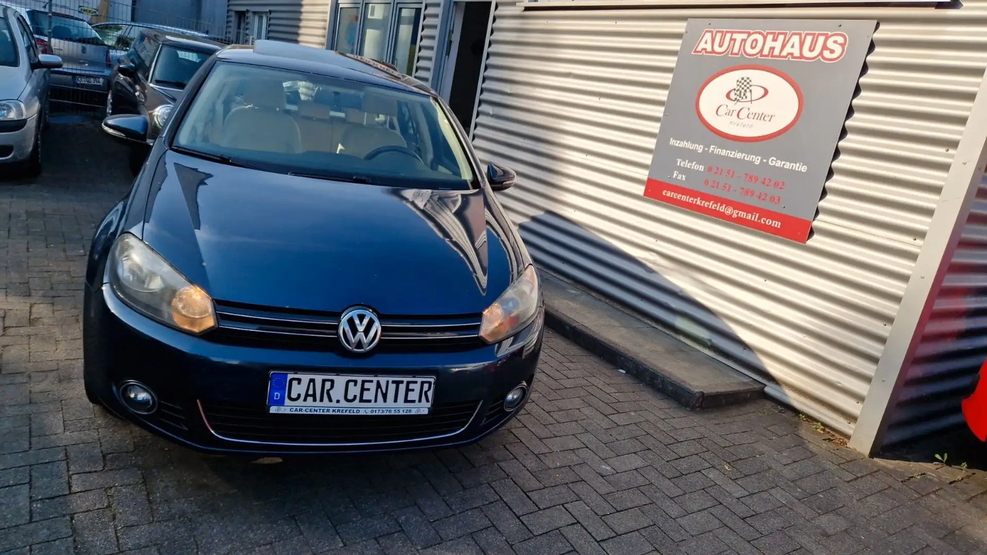 Volkswagen Golf VI 1.4 Highline SCHIEBEDACH+ALCANTARA Azul - 2