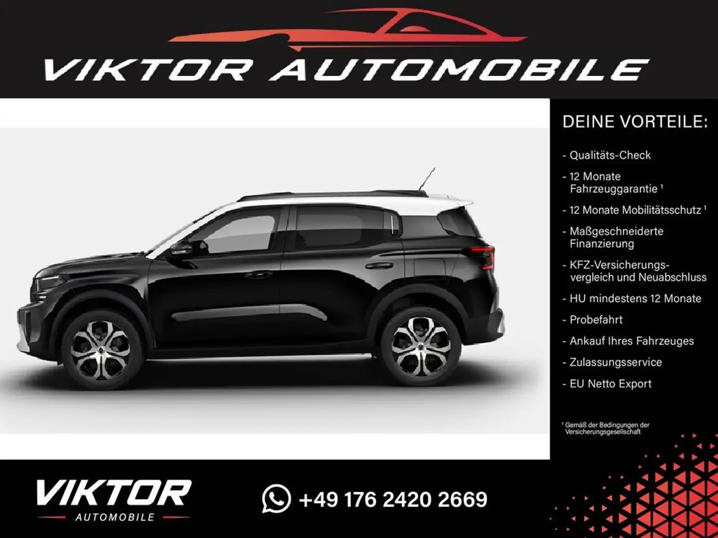 Citroen C3 Aircross 1.2 MHEV 145 ë-DSC6 "PLUS" BESTELLAKTION Schwarz - 2