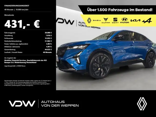 Renault Rafale Esprit Alpine E-Tech Full Hybrid 200 Klima Navi