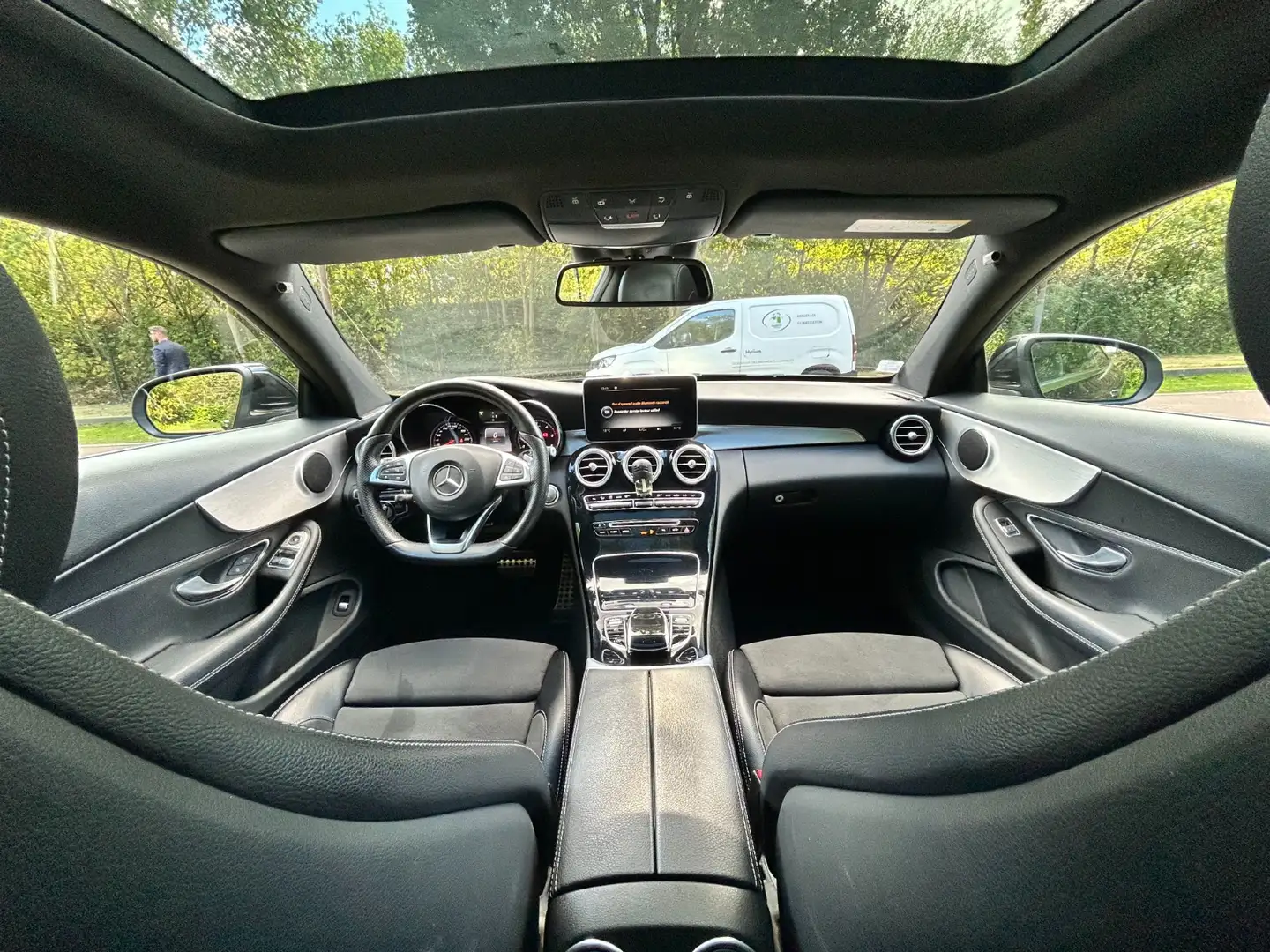 Mercedes-Benz C 220 Classe C Coupé 220 d 9G-Tronic Sportline Zwart - 2