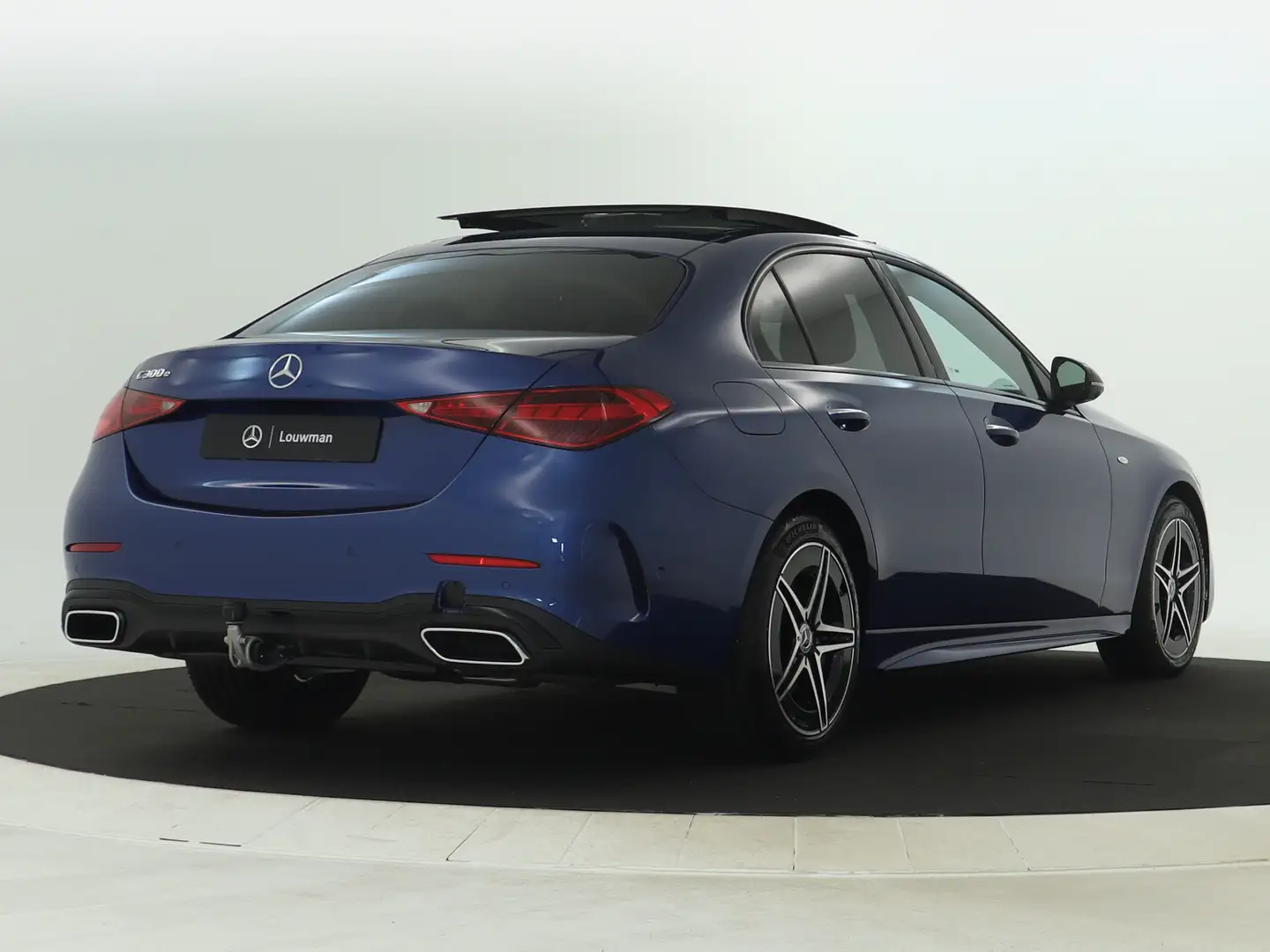 Mercedes-Benz C 300 e Business Solution AMG Nightpakket | Trekhaak | P Blauw - 2
