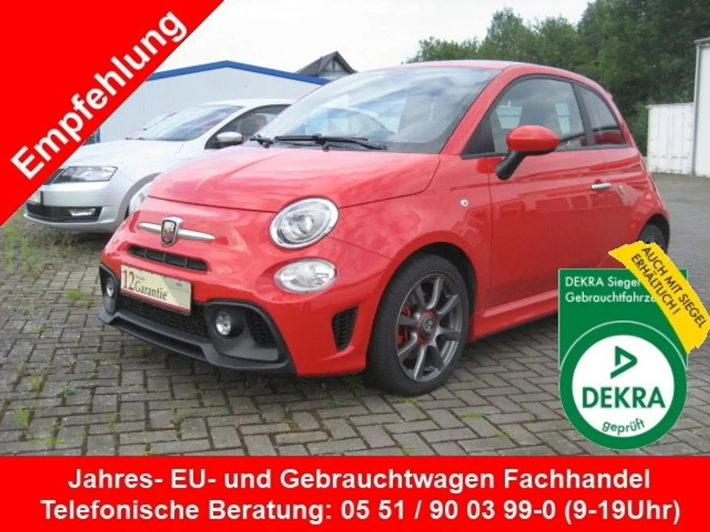 Abarth 595 +Sitzheizung+ Roşu - 1