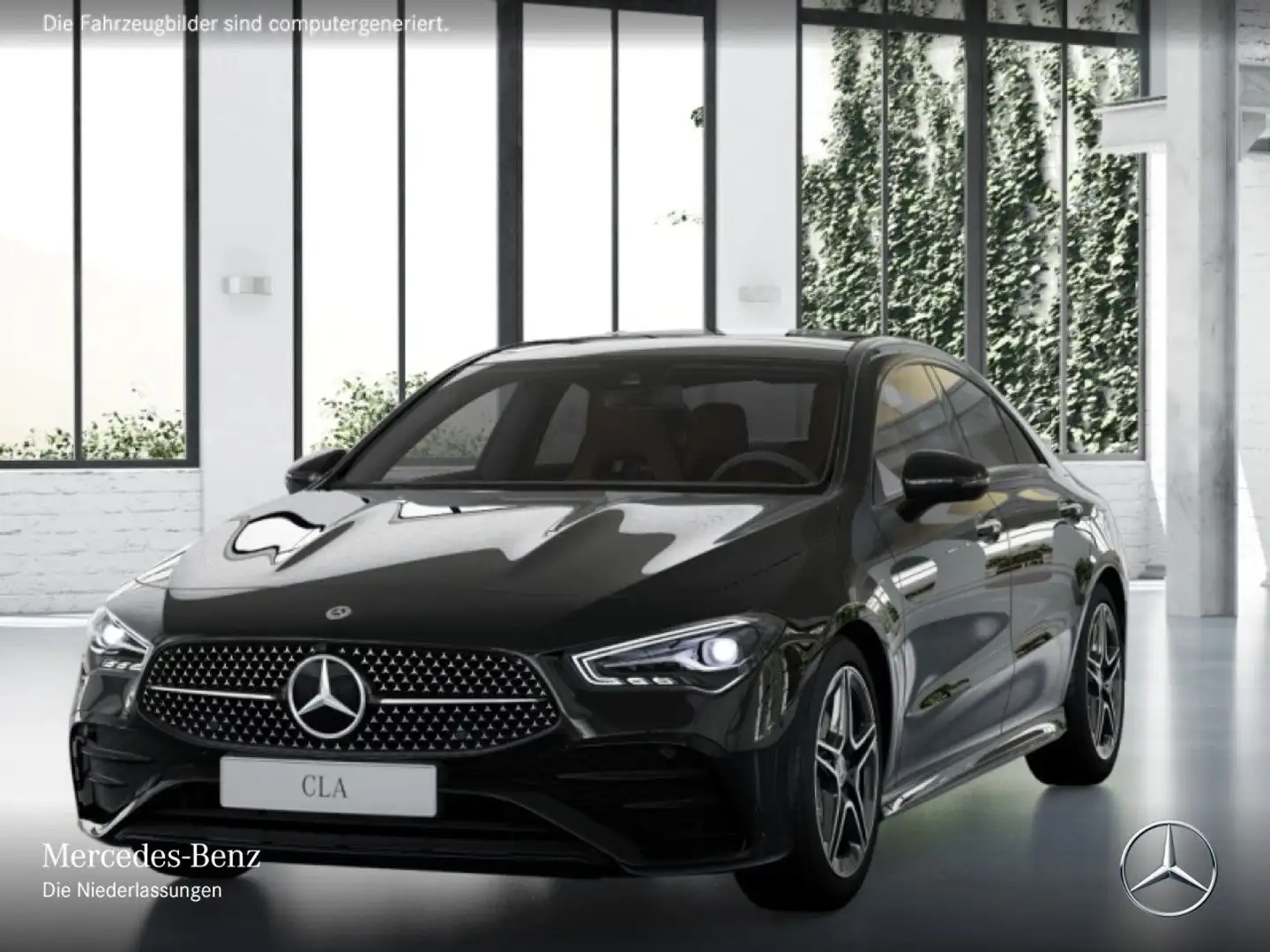 Mercedes-Benz CLA 200 AMG+NIGHT+PANO+360°+LED+TOTW+KEYLESS+7G Schwarz - 2