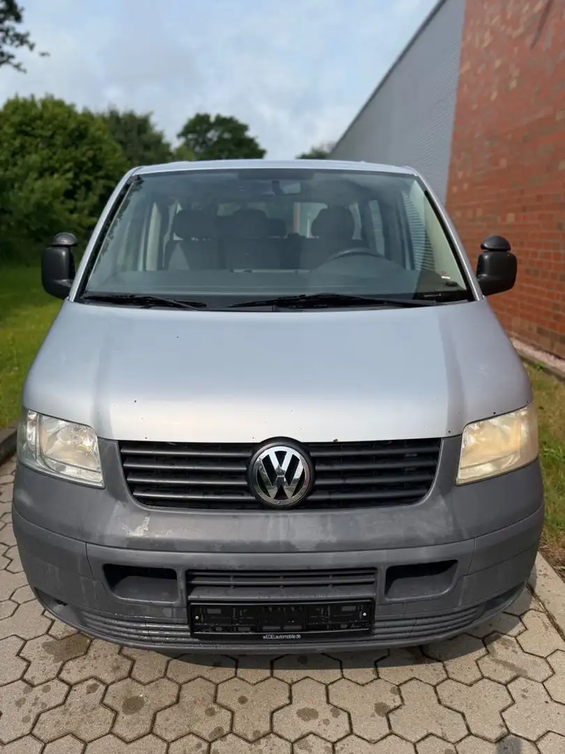 Volkswagen T5 Caravelle 1.9TDI-9.SITZER-KLIMA-PDC-AHK Stříbrná - 2